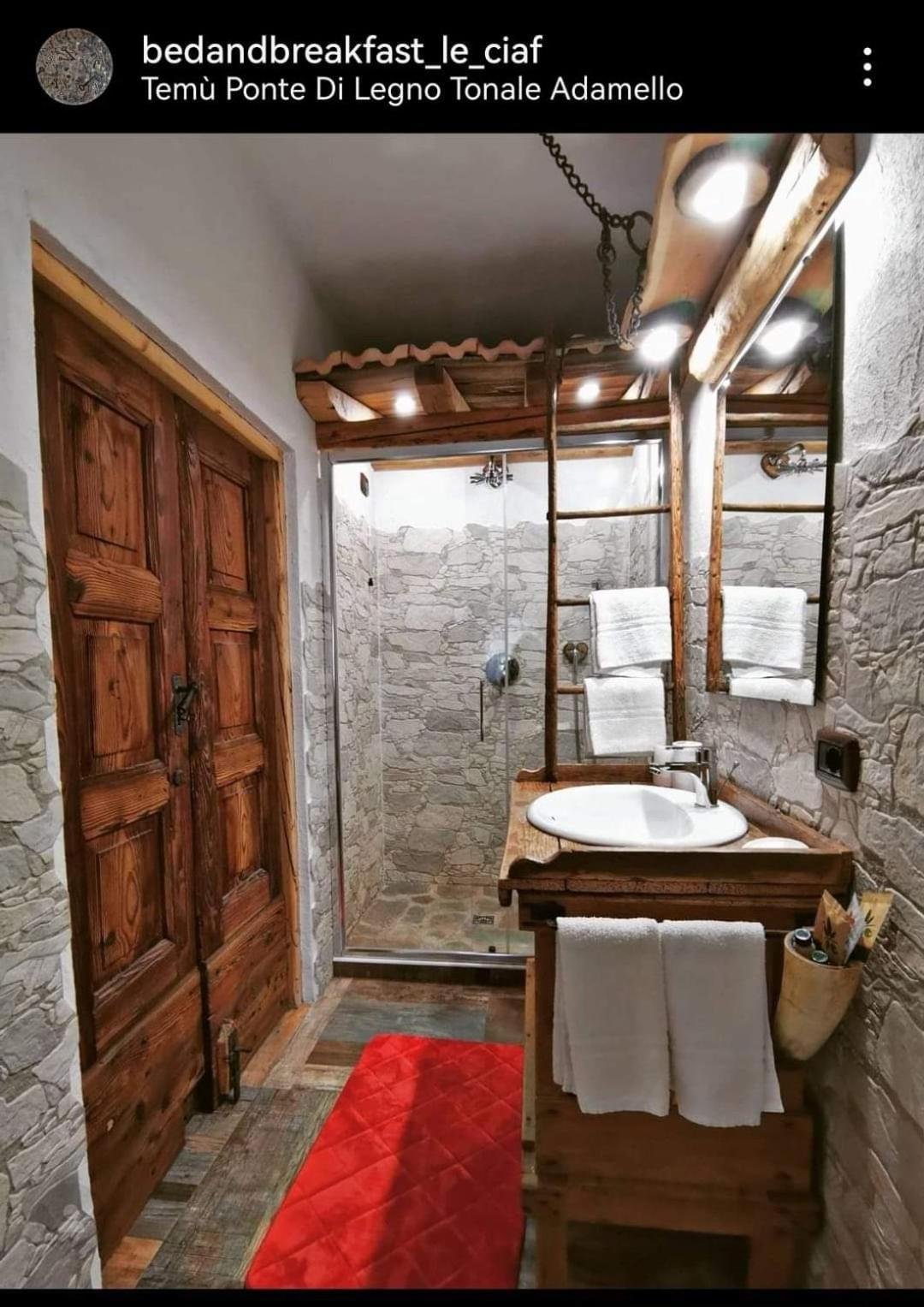 B&B Le Ciaf Temù Exteriér fotografie